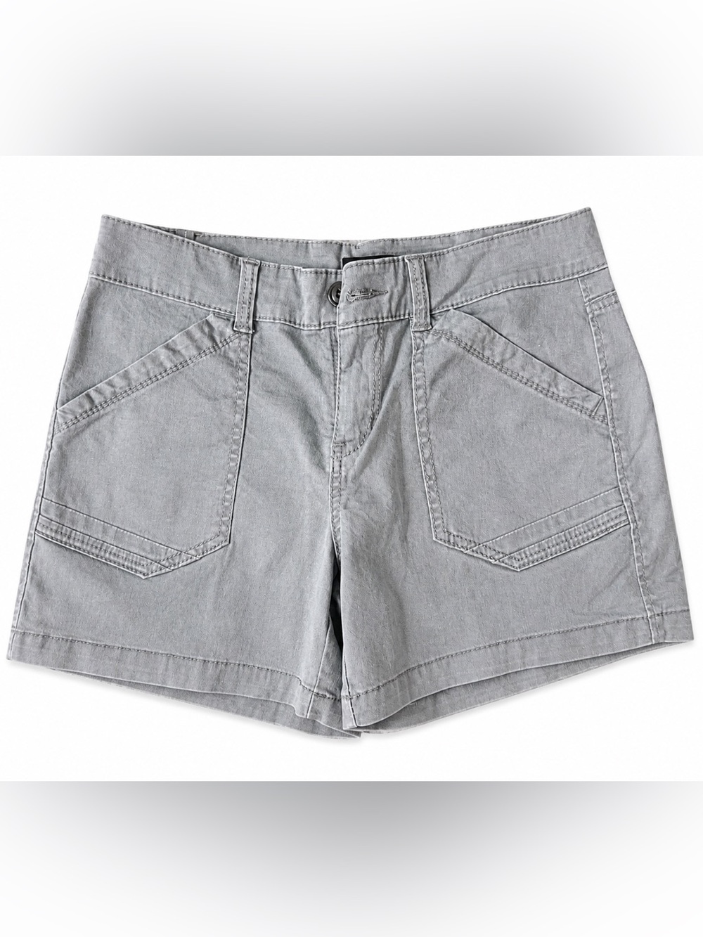 Women’s Casual High-Rise Grey Shorts